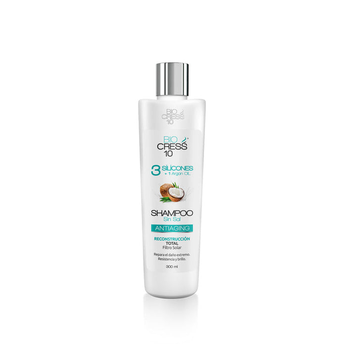 SHAMPOO 3 SILICONES SIN SAL BIOCRESS 10