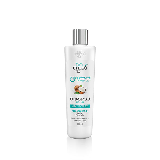 SHAMPOO 3 SILICONES SIN SAL BIOCRESS 10