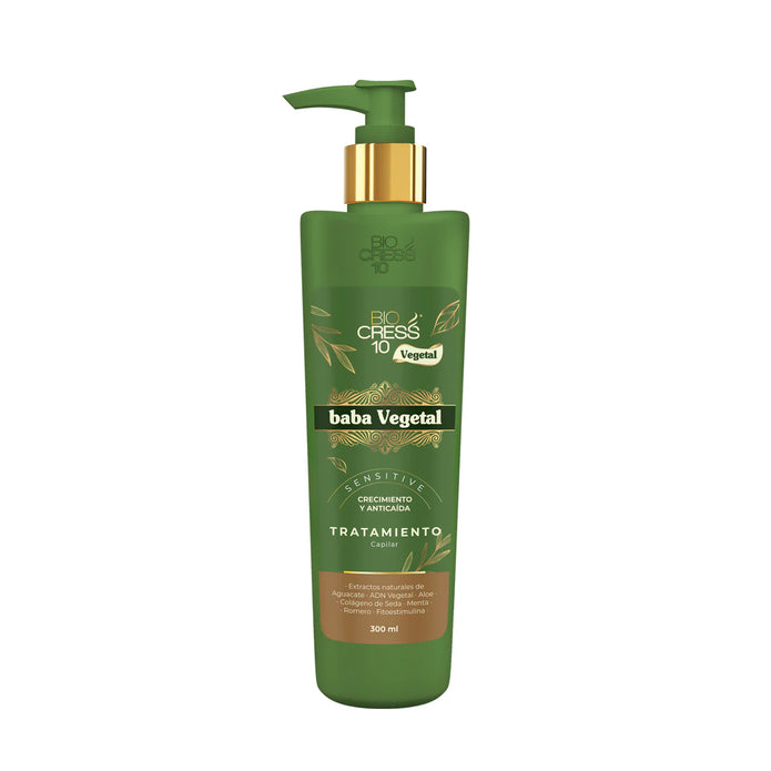 Tratamiento capilar baba vegetal