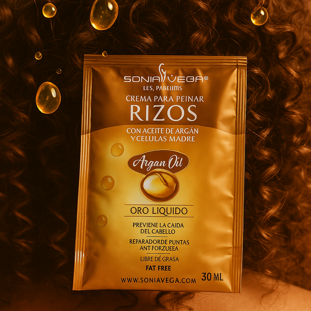 CREMA DE PEINAR PARA RIZOS ARGAN