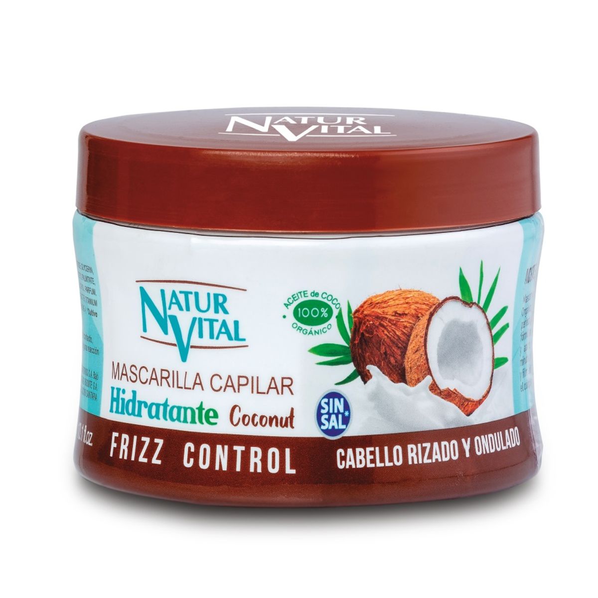 MASCARILLA CAPILAR NATUR VITAL DE COCO