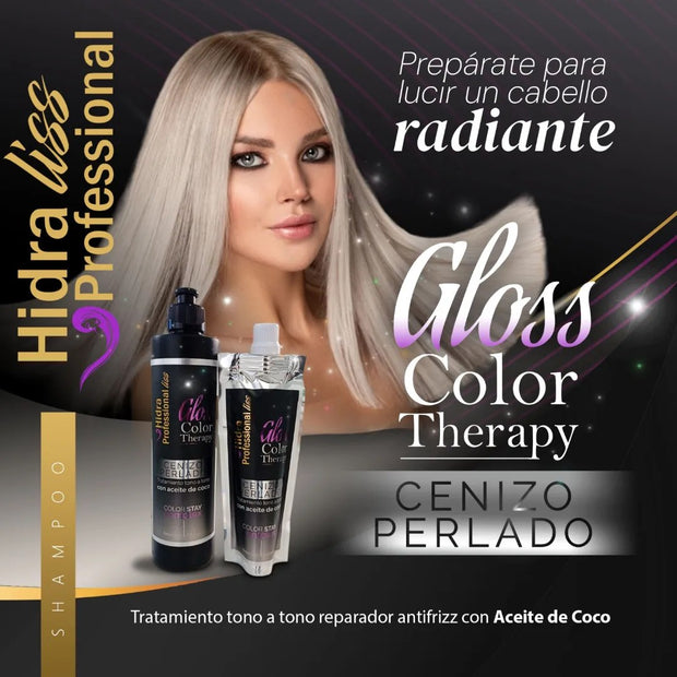 MATIZANTE GLOSS COLOR THERAPY CENIZO PERLADO X 90ML