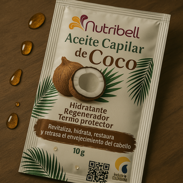 ACEITE CAPILAR DE COCO NUTRIBELL X SACHET