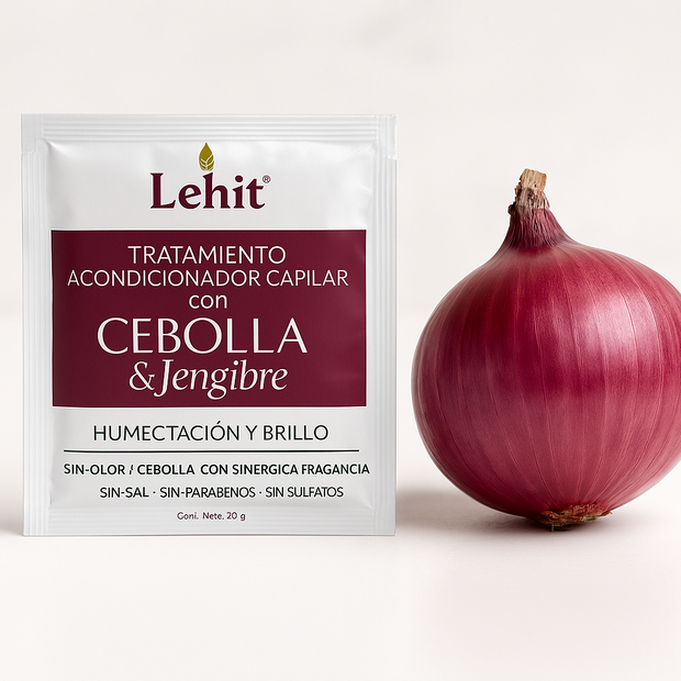 TRATAMIENTO CON CEBOLLA Y GENGIBRE LEHIT