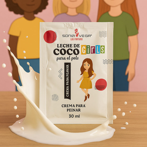 CREMA DE PEINAR LECHE DE COCO  GIRLS
