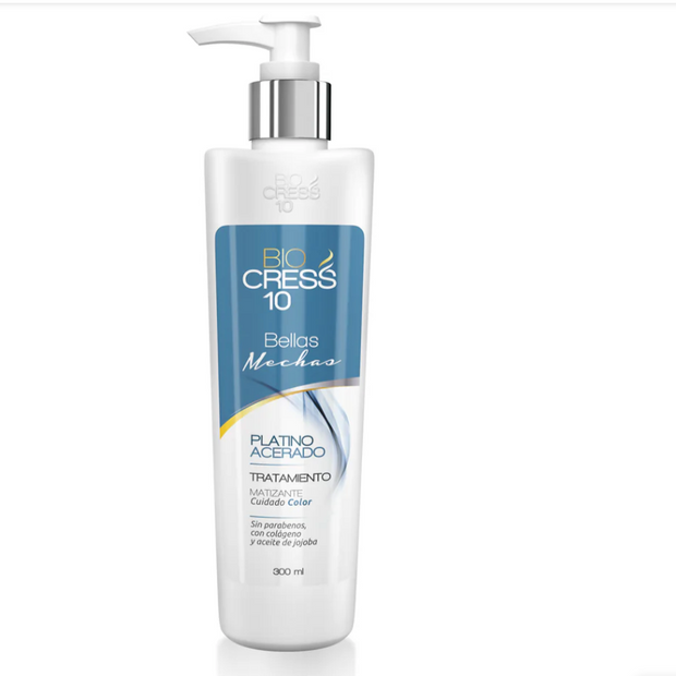 TRATAMIENTO MATIZANTE  PLATINO ACERADO BIO CRESS 10