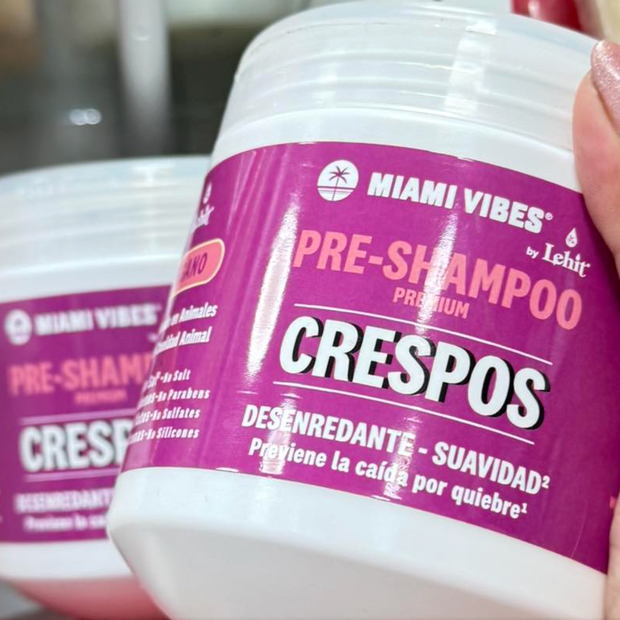 Pre shampoo para cabellos crespos miami vibes by lehit