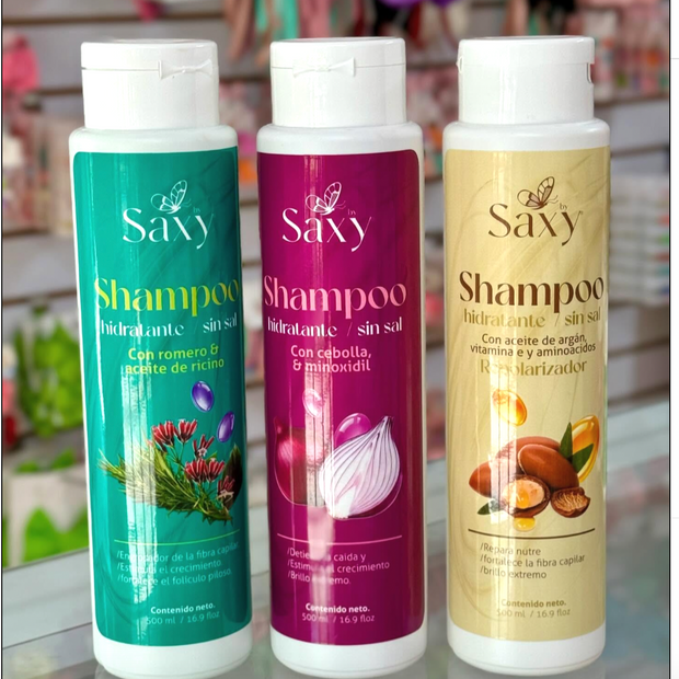 SHAMPOO SAXY ANTI CAIDA Y ESTIMULADOR