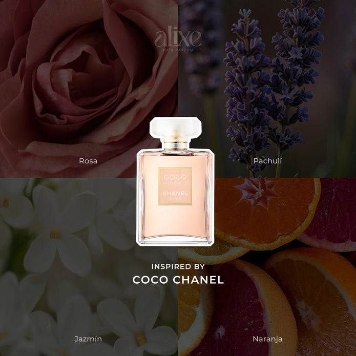 Perfume capilar Inspirado en coco mademoiselle de chanel