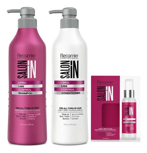 Kit pro liss recamier liso perfecto sin frizz + brillo