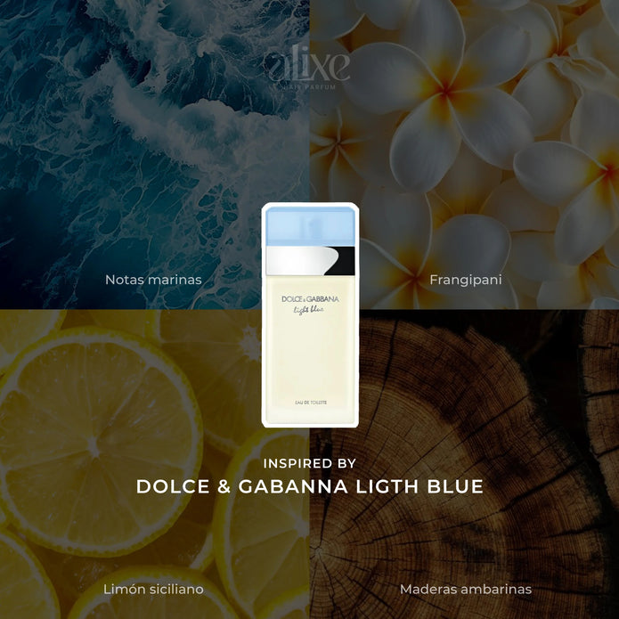 Perfume capilar Inspirado en ligth blue dolce y gabbana