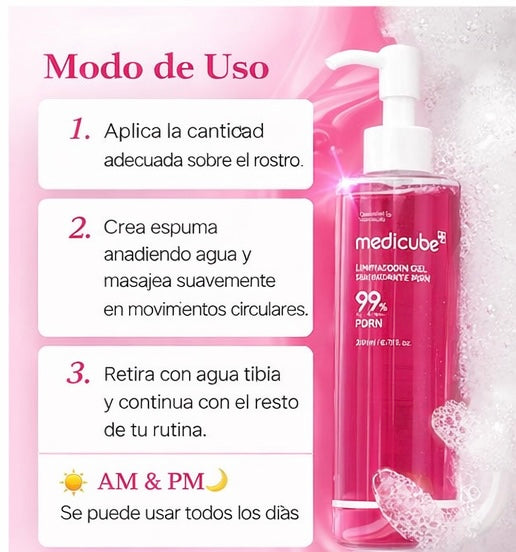 Limpiador de maquillaje hidratante medicube