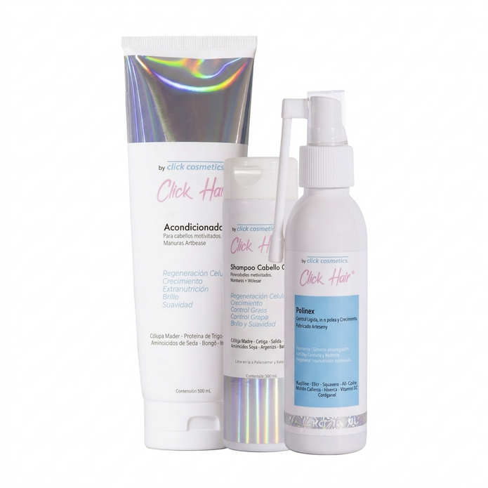 kit click hair anti caida y control de grasa