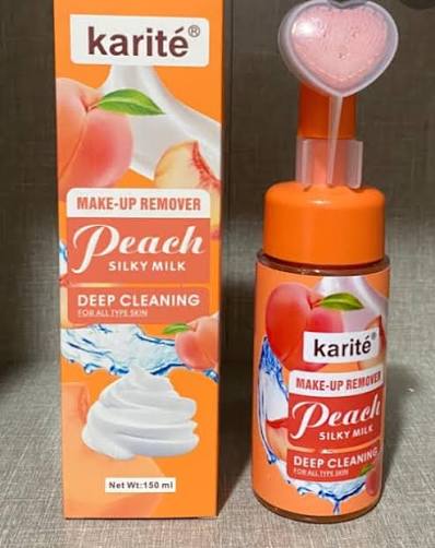 Removedor de maquillaje peach karite