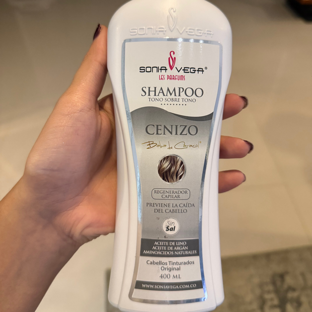 SHAMPOO TONO SOBRE TONO CENIZO SONIA VEGA