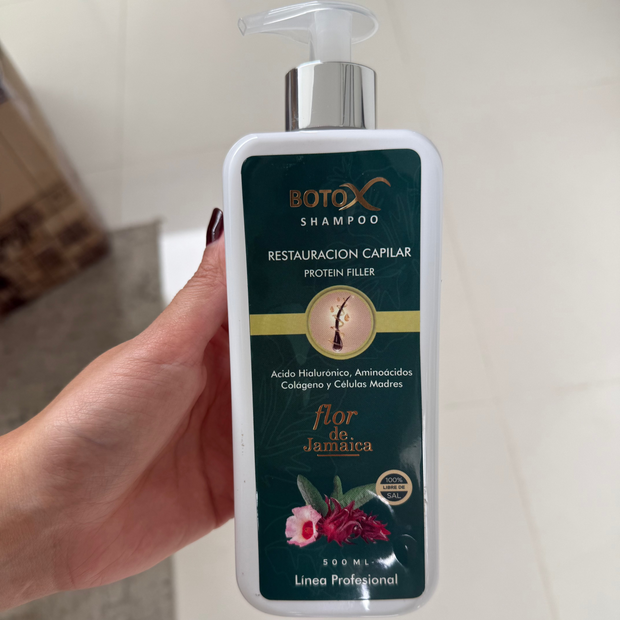 SHAMPO0 RESTAURACION CAPILAR FLOR DE JAMAICA