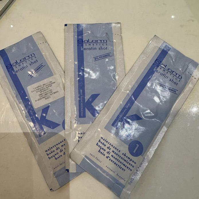 SHAMPOO KERATIN SHOT  0% FORMOL X SACHET