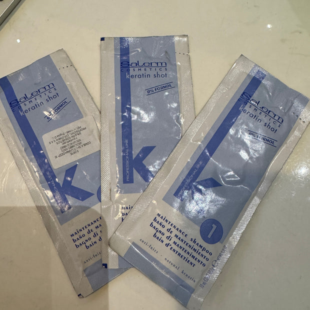 SHAMPOO KERATIN SHOT  0% FORMOL X SACHET
