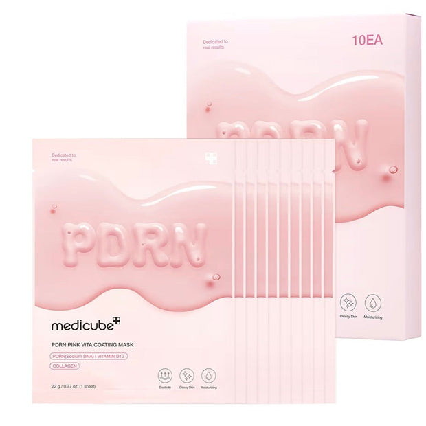 Mascarillas revitalizante con efecto glass skin inmediato medicube