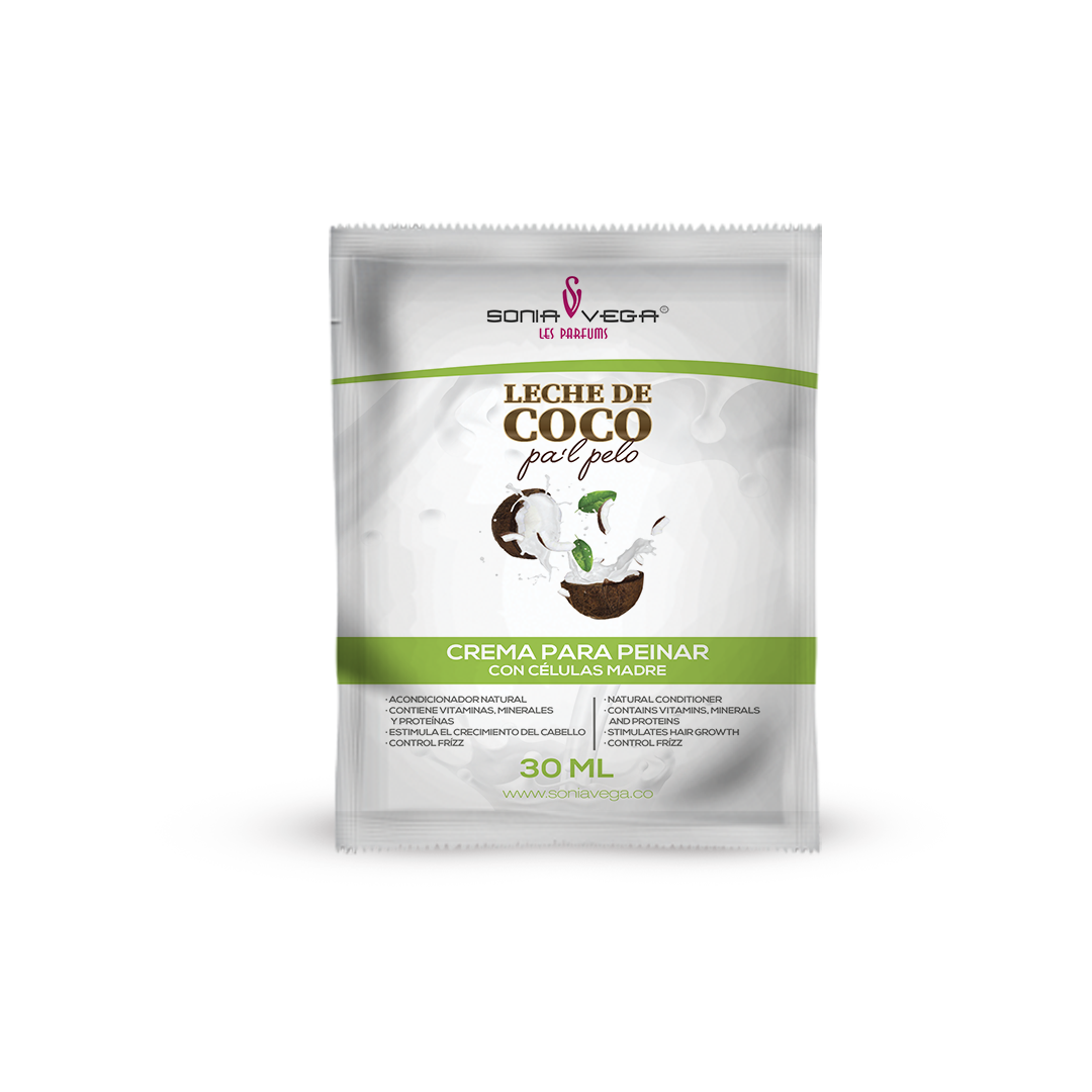 CREMA DE PEINAR LECHE DE COCO PAL PELO