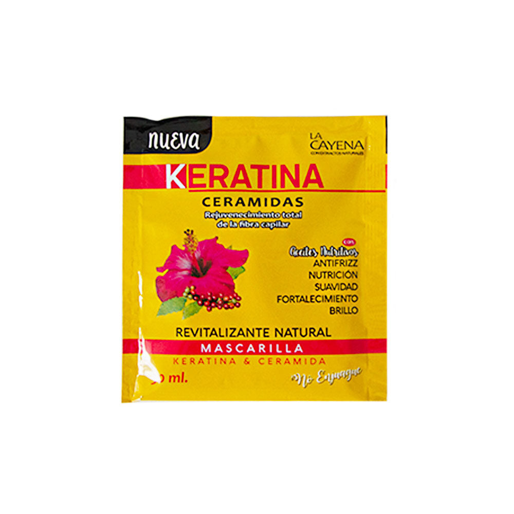 SHAMPOO REVITALIZANTE KERATINA Y CERAMIDA