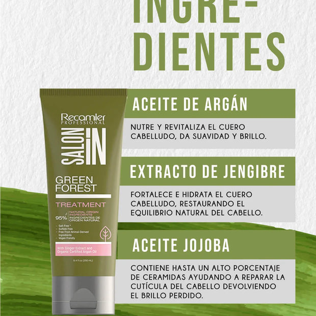 TRATAMIENTO GREEN FOREST NUTRICION E HIDRATACION PROFUNDA