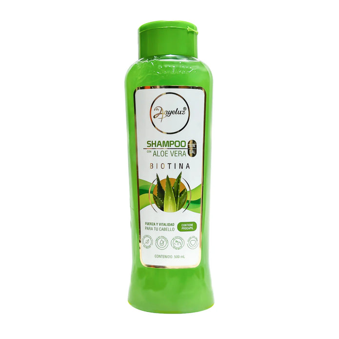 SHAMPOO CON ALOE VERA ANYELUZ