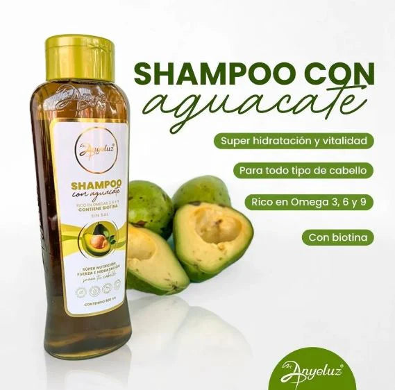 SHAMPOO CON AGUACATE ANYELUZ