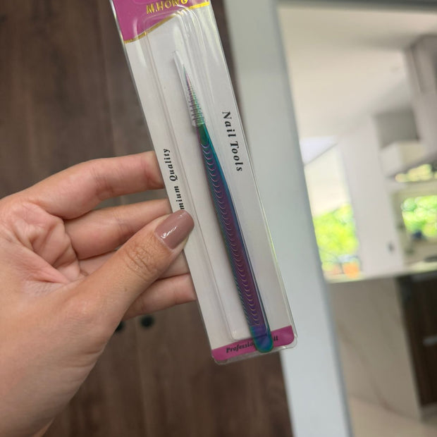 pinza recta para pestaña