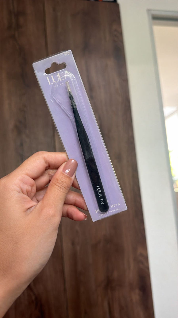 pinza para pestaña punta recta