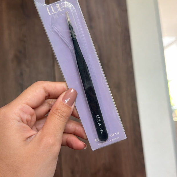pinza para pestaña punta recta