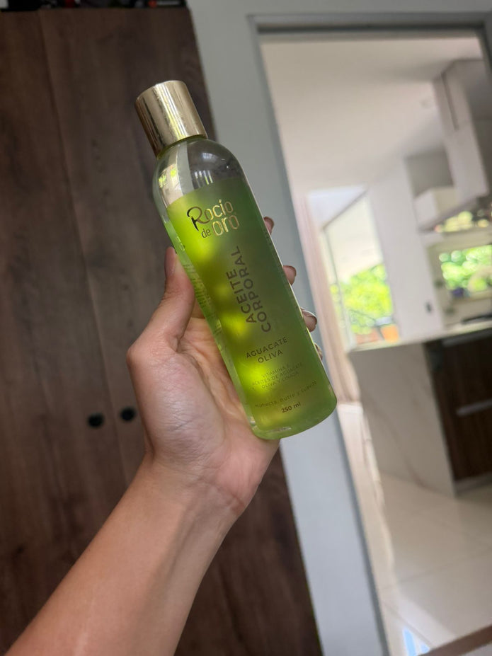 Aceite Corporal Aguacate & Oliva Rocío de Oro