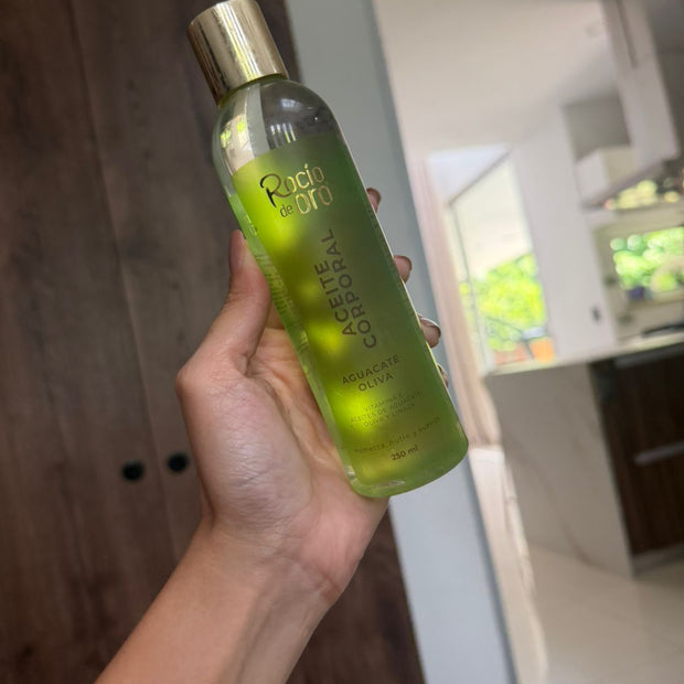 Aceite Corporal Aguacate & Oliva Rocío de Oro