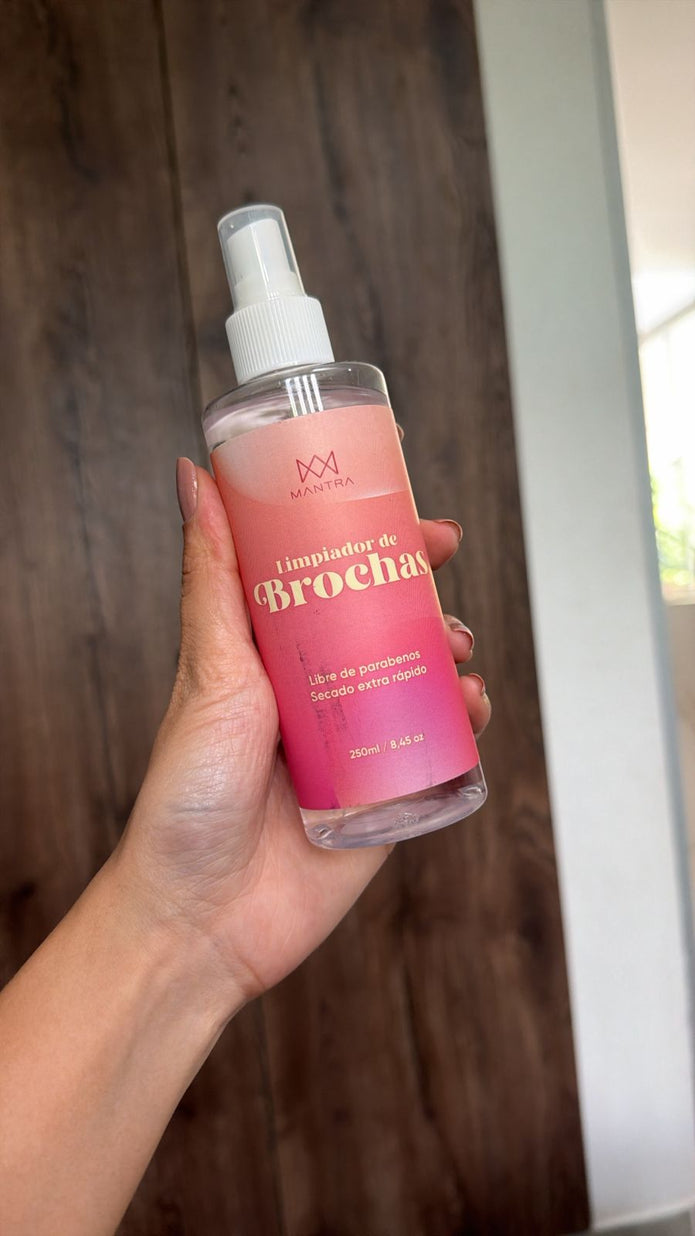Limpiador de brochas marca mantra secado rapido