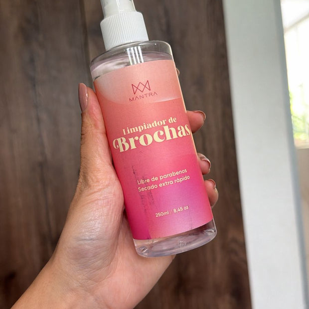 Limpiador de brochas marca mantra secado rapido