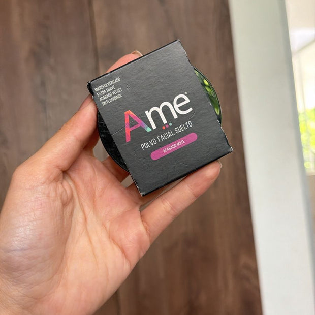 Polvo facial suelto Ame acabado mate x2und