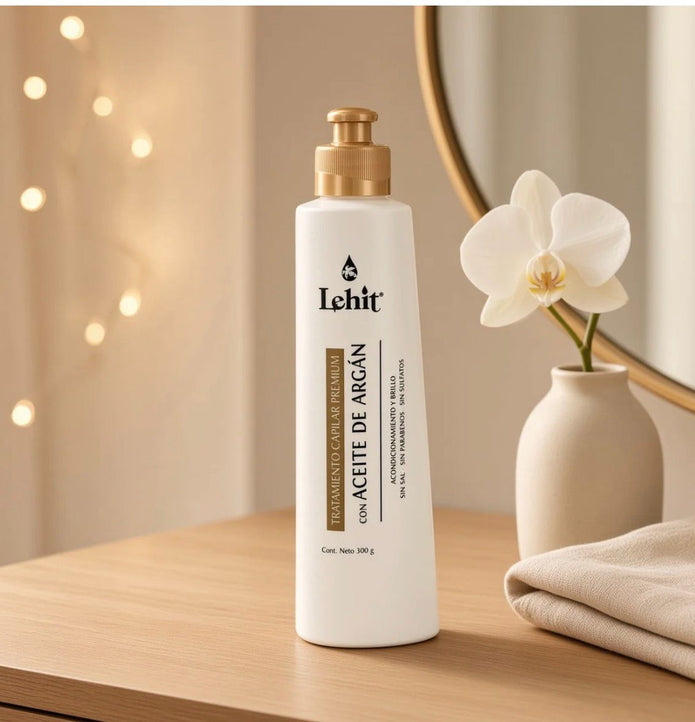 Tratamiento capilar con aceite de argan lehit
