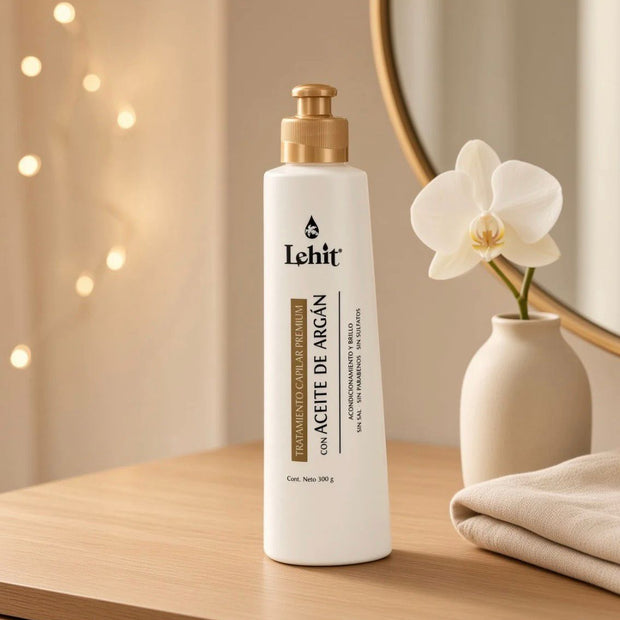 Tratamiento capilar con aceite de argan lehit