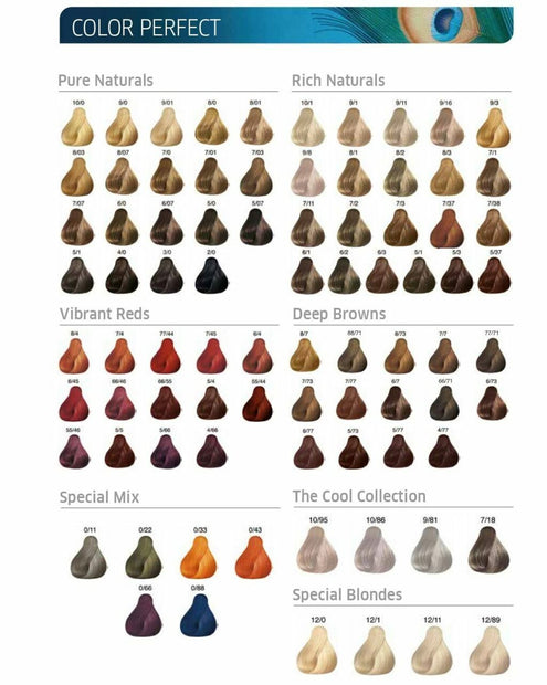 TINTE COLOR PERFECT  WELLA PROFESSIONALS